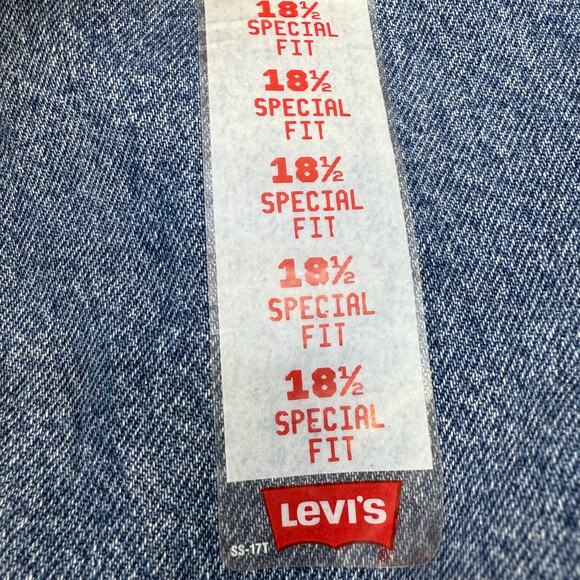 Levi's 550 Jeans Girls 18.5 Blue Relaxed Orange Tag Tapered Leg RARE VTG NWT - Picture 10 of 16